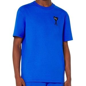 NWT Puma x AMI Logo T-Shirt # Dazzling Blue